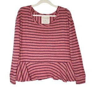 Free People Thermal Knit Top Women’s Size Small Pink